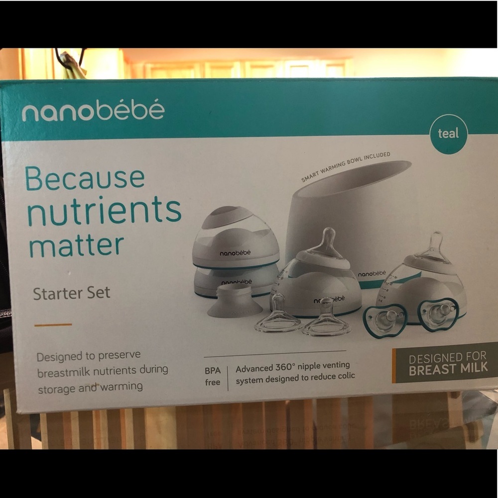 Nanobebe Starter Set (Designed for Breast milk)